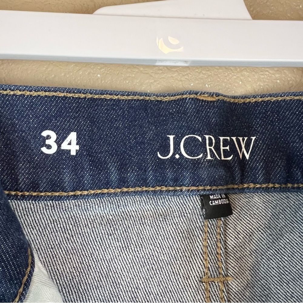 j.crew slim wide leg jeans dark wash - Picture 8 of 12